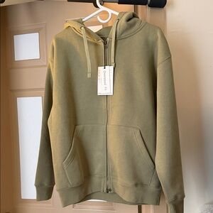 Olive Green Hoodie Jacket
